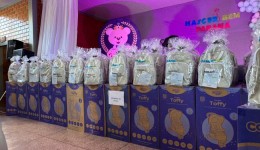 Estado inicia entregas de 2026 com 366 kits maternidade nas regiões Oeste e Sudoeste