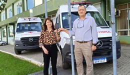 Município adquire duas novas ambulâncias para reforçar atendimento na saúde