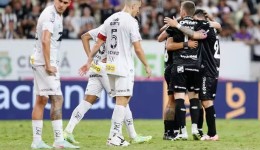Ceará se impõe, vence o Santos e entra na zona de classificação para a Sul-Americana