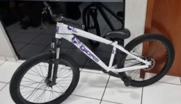 Roubo de bicicleta termina com um preso e três menores apreendidos