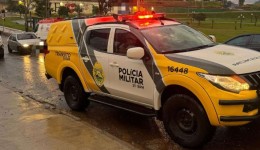 Queda de moto deixa casal ferido, em Francisco Beltrão