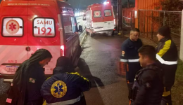 Socorrista do Samu é atropelado durante atendimento de acidente na Grande Curitiba