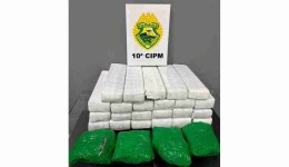 Adolescente é apreendida com mais de 20kg de drogas na BR-277