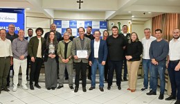Câmara homenageia Vilmar Mazzetto