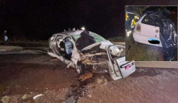 Homem morre e duas mulheres ficam feridas em grave acidente na BR-163
