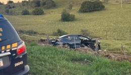 Mãe e duas filhas, de 4 e 5 anos, morrem após carro sair da pista e bater em árvore na BR-369