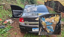 Homem é preso com 600 maços de cigarros contrabandeados após perseguição