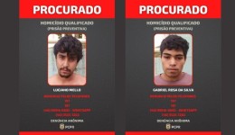 Polícia Civil divulga fotos de investigados por homicídio e pede ajuda para localizá-los