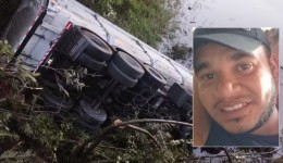 Motorista de caminhão que caiu em represa na BR-376 é identificado