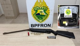 Homem é preso com arma, munições e veículo carregado com vinhos argentinos
