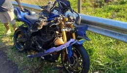 Motociclista morre após colidir contra anteparo na PR-475 em São Jorge D’Oeste