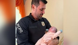 Policial civil de folga ajuda a salvar bebê que se engasgou durante amamentação