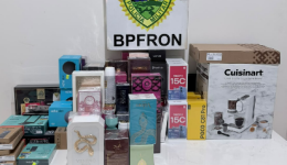 BPFRON apreende celulares, eletrônicos e perfumes avaliados em R$ 45 mil