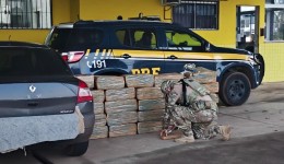 Mais de 430 kg de maconha são apreendidos em veículo na BR-282, em Xanxerê