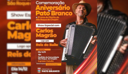 Aniversário dos 73 anos do município serão celebrados com uma programação especial