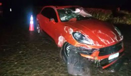 Desvio de cachorro termina em colisão na PR-484