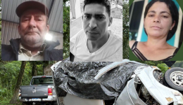 Identificadas as vítimas do acidente na PR-281