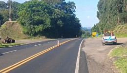 Rodovia terá interdição rápida para detonação de rochas nesta quarta-feira (29)