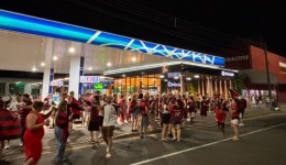 Flamenguistas de Francisco Beltrão comemoram título da Libertadores