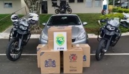 Operação conjunta prende homem por contrabando de cigarros na BR-158