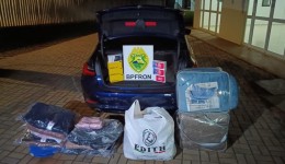 Mercadorias avaliadas em R$ 245 mil são apreendidas durante operação policial