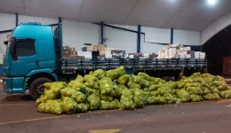 Caminhão carregado com vinhos e azeites é apreendido na fronteira