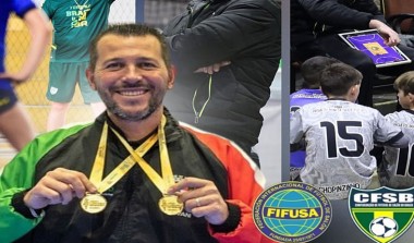 Professor de Chopinzinho é convocado para comissão técnica da Seleção Brasileira de Futsal
