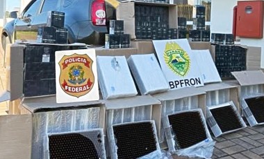 BPFRON prende homem com carregamento de ampolas para emagrecimento e cigarros eletrônicos