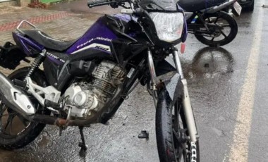 Motociclista fica ferido após colisão no bairro São Cristóvão