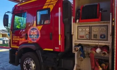Homem fica ferido após queda e é socorrido pelo Corpo de Bombeiros