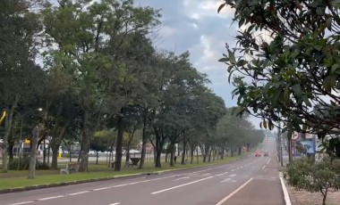Domingo segue com tempo fechado e temperaturas amenas