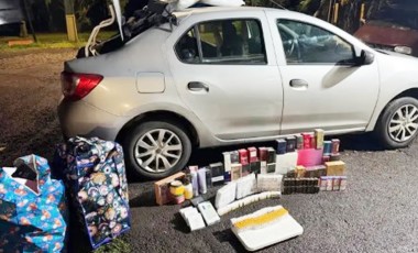 Polícia Rodoviária apreende carga de contrabando avaliada em R$ 200 mil na PR-182