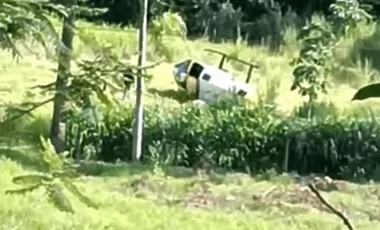 Helicóptero da Polícia Militar cai durante perseguição no Paraná