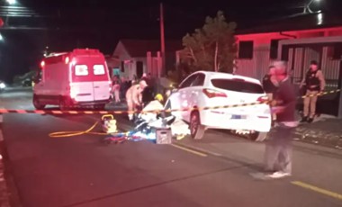 Homem morre após ser atropelado por carro