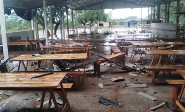 Temporal deixa estragos no município de Verê