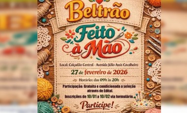 1ª Feira do Artesanato em Beltrão confirmada em 2026