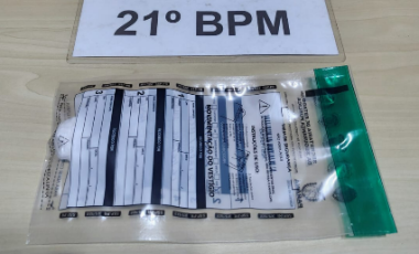 Homem é preso com cocaína durante abordagem da Polícia Militar