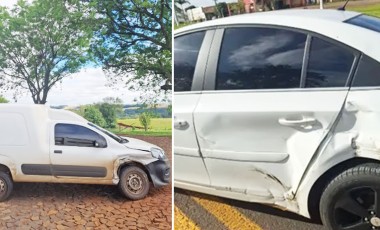 Acidente no trevo de acesso ao município deixa dois motoristas feridos