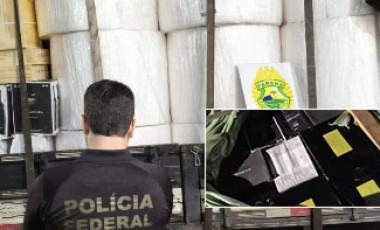 Carga de vinho avaliada em R$ 1,8 milhão é apreendida e homem é preso na PR-280