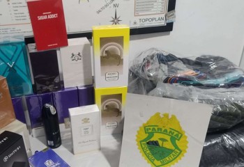 Polícia Militar apreende mercadorias estrangeiras avaliadas em R$ 12,5 mil