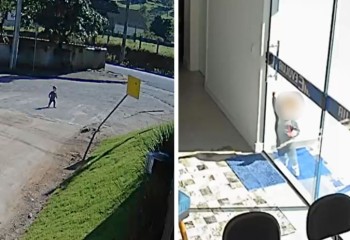 Criança de 1 ano e 6 meses foge de creche, atravessa rua sozinha e vai até o trabalho da mãe em SC