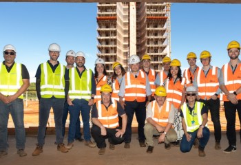 Itaipu acompanha avanço das obras do campus da Unila em Foz do Iguaçu
