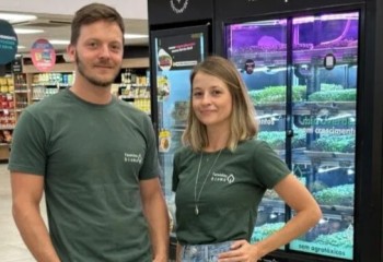 Casal  começou a plantar microverdes no quarto e hoje produz até 1.850 bandejas por semana, fatura R$ 50 mil e prepara expansão