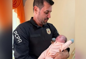 Policial civil de folga ajuda a salvar bebê que se engasgou durante amamentação