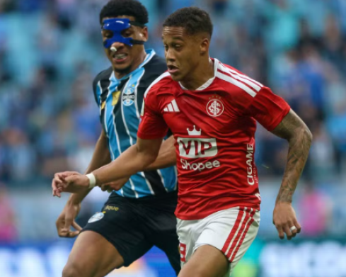 Inter e grêmio empatam em 1 a 1 e seguem na zona de rebaixamento do brasileirão