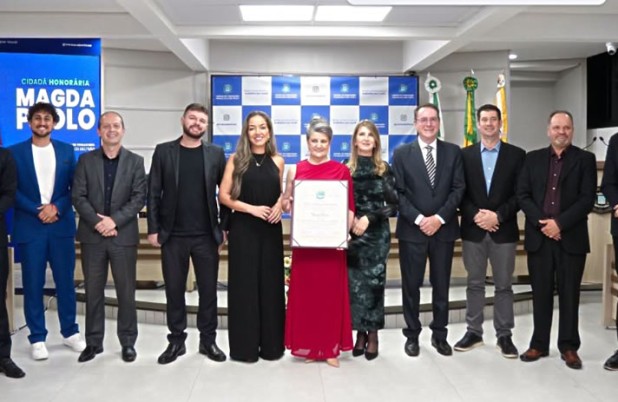 Magda Prolo recebe Título de Cidadã Honorária