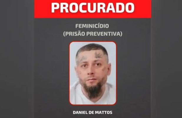 Suspeito de feminicídio segue foragido quatro dias após crime em Francisco Beltrão