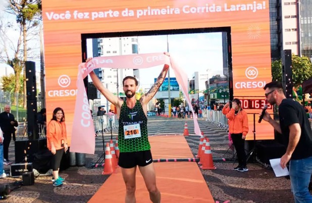A 1ª Corrida Laranja foi uma grande confraternização