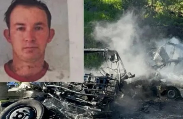Identificado homem que morreu carbonizado em grave colisão na PR-566