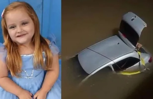 Criança de 6 anos morre após carro da família cair de ponte no Paraná